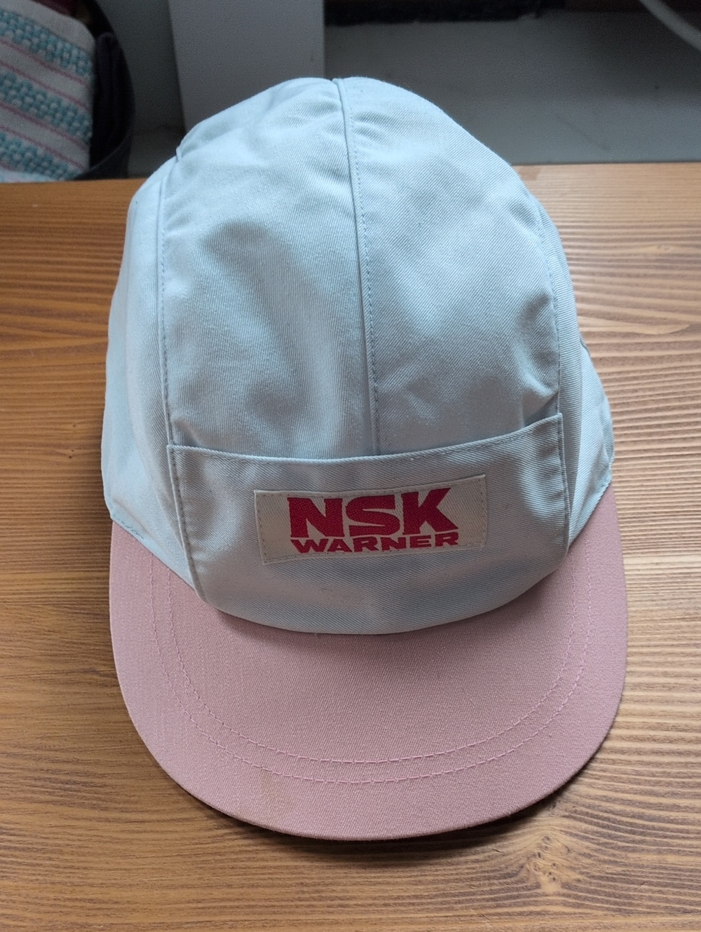 Rare Two-Tone Pink & White Japanese Factory Cap